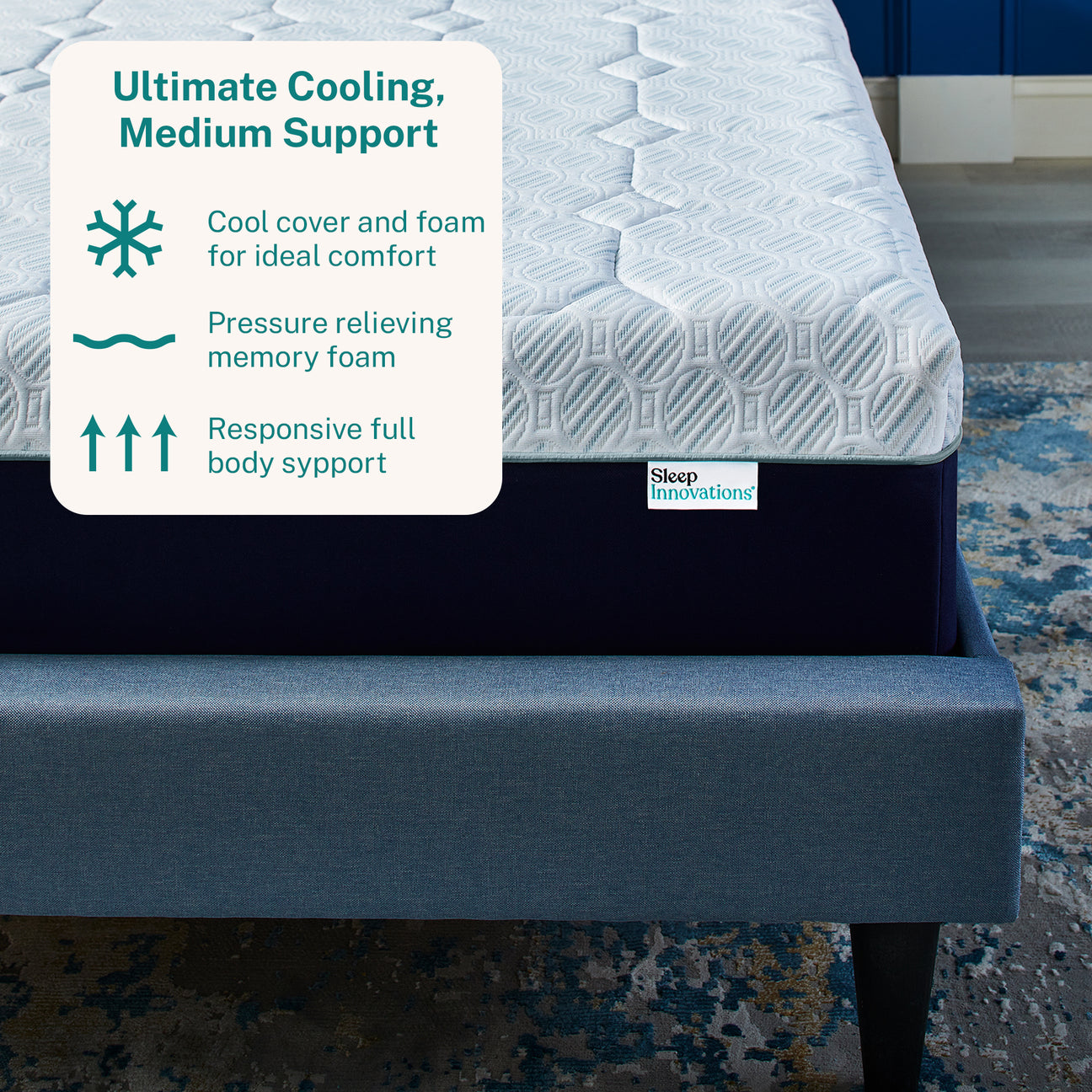 Ellis 12” Medium Advanced Cooling Mattress