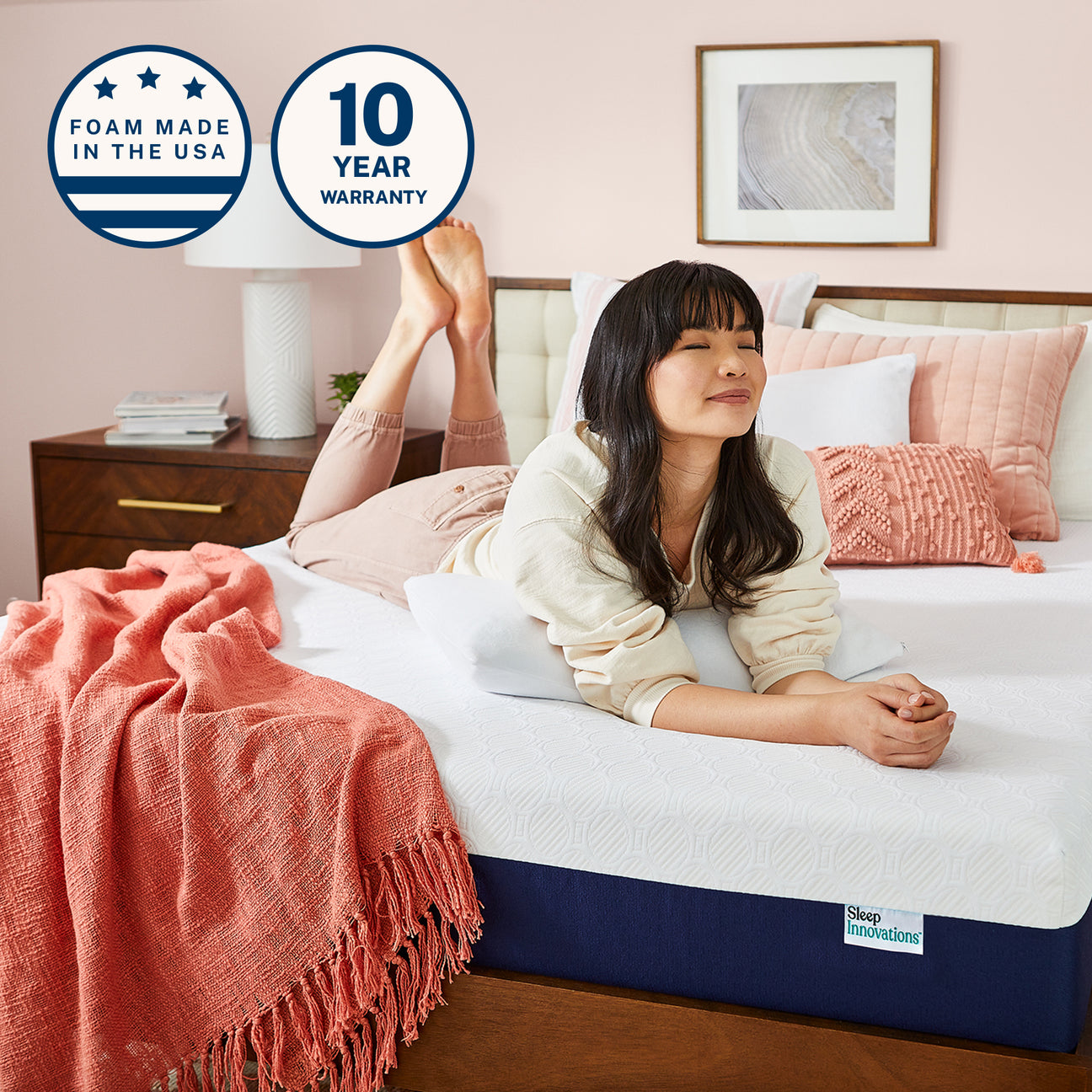 Shiloh 12" Medium Memory Foam Mattress