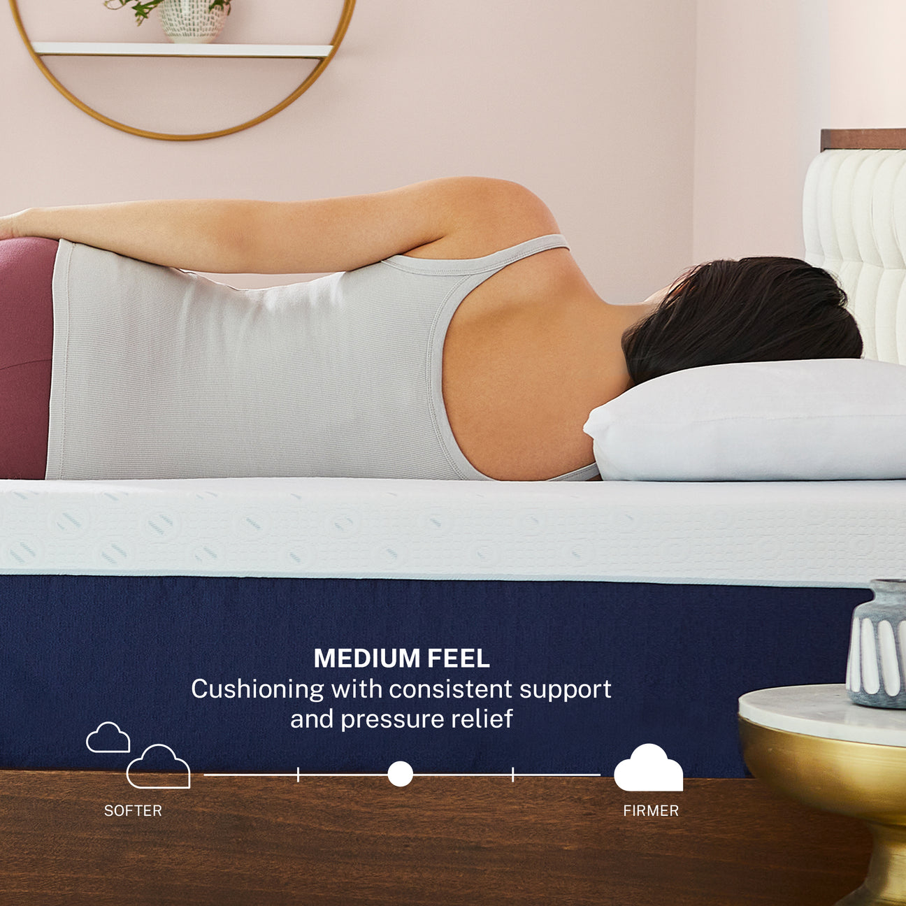 Shiloh 14" Medium Memory Foam Mattress