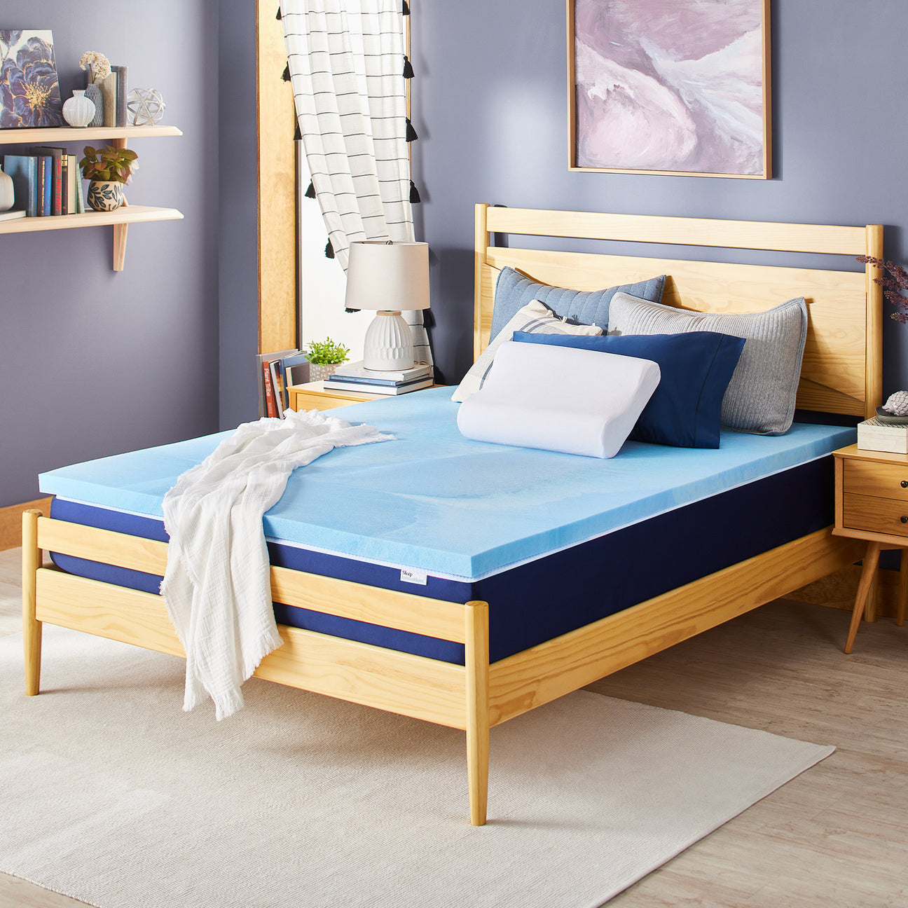 2" Gel Memory Foam Mattress Topper