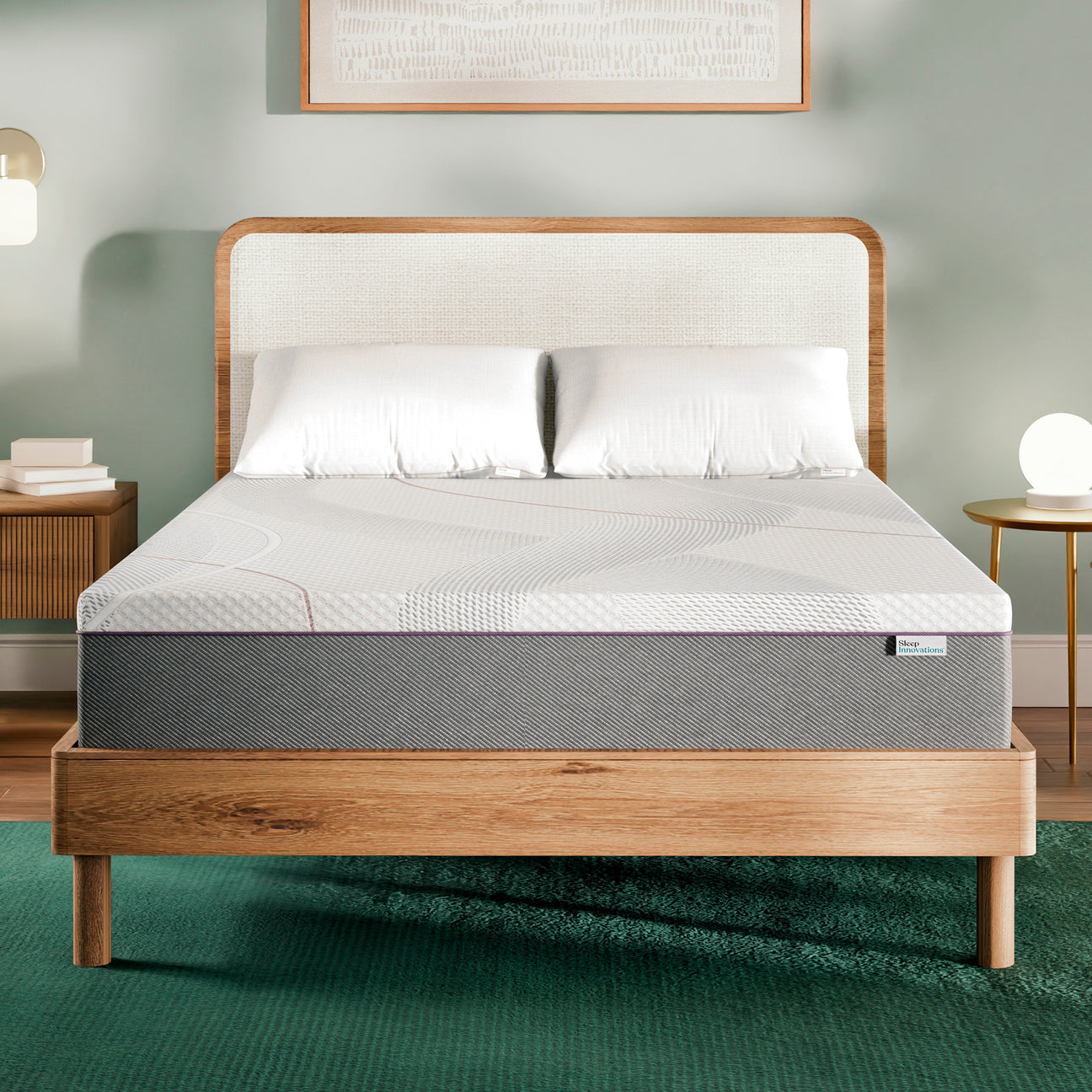 Marley 10" Medium Firm Green Tea Gel Memory Foam Mattress