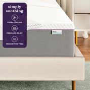 Marley 12" Medium Firm Green Tea Gel Memory Foam Mattress