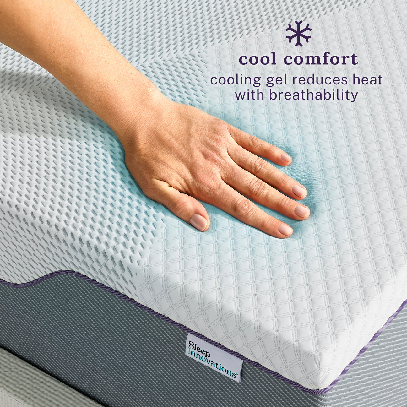 Marley 12" Medianamente Firme Colchón de Espuma con Memoria de Gel Té Verde