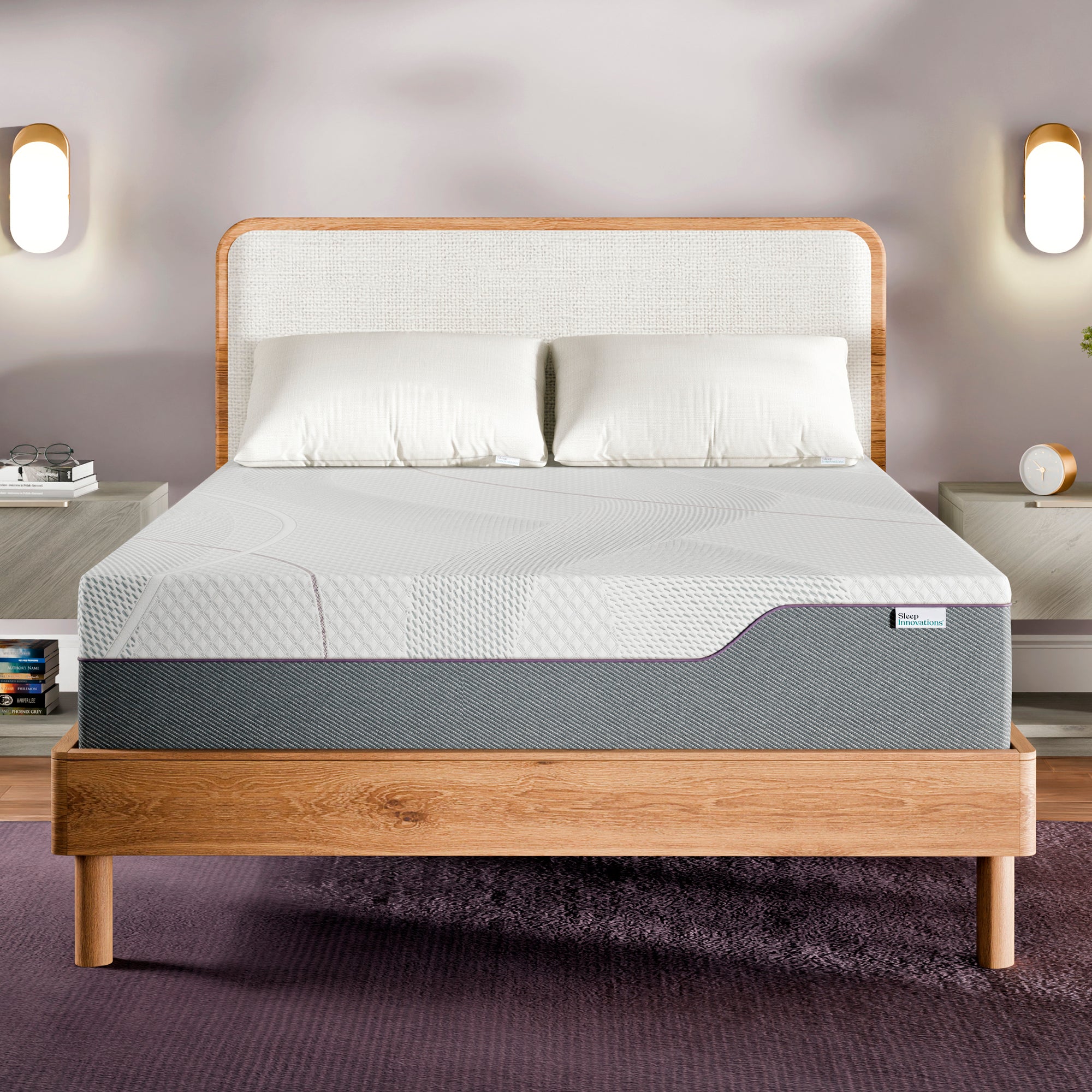Shiloh 12" Medium Green Tea Memory Foam Mattress