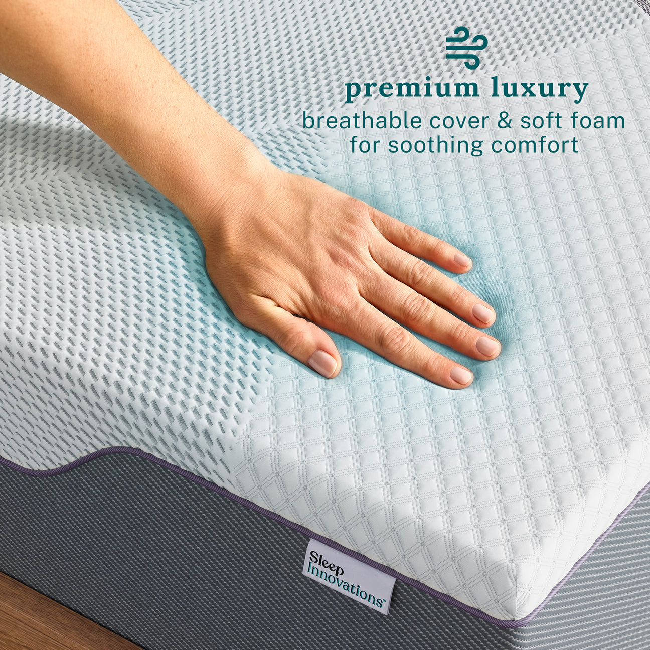 Shiloh 12" Medium Green Tea Memory Foam Mattress