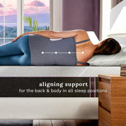 Shiloh 14" Medium Green Tea Memory Foam Mattress