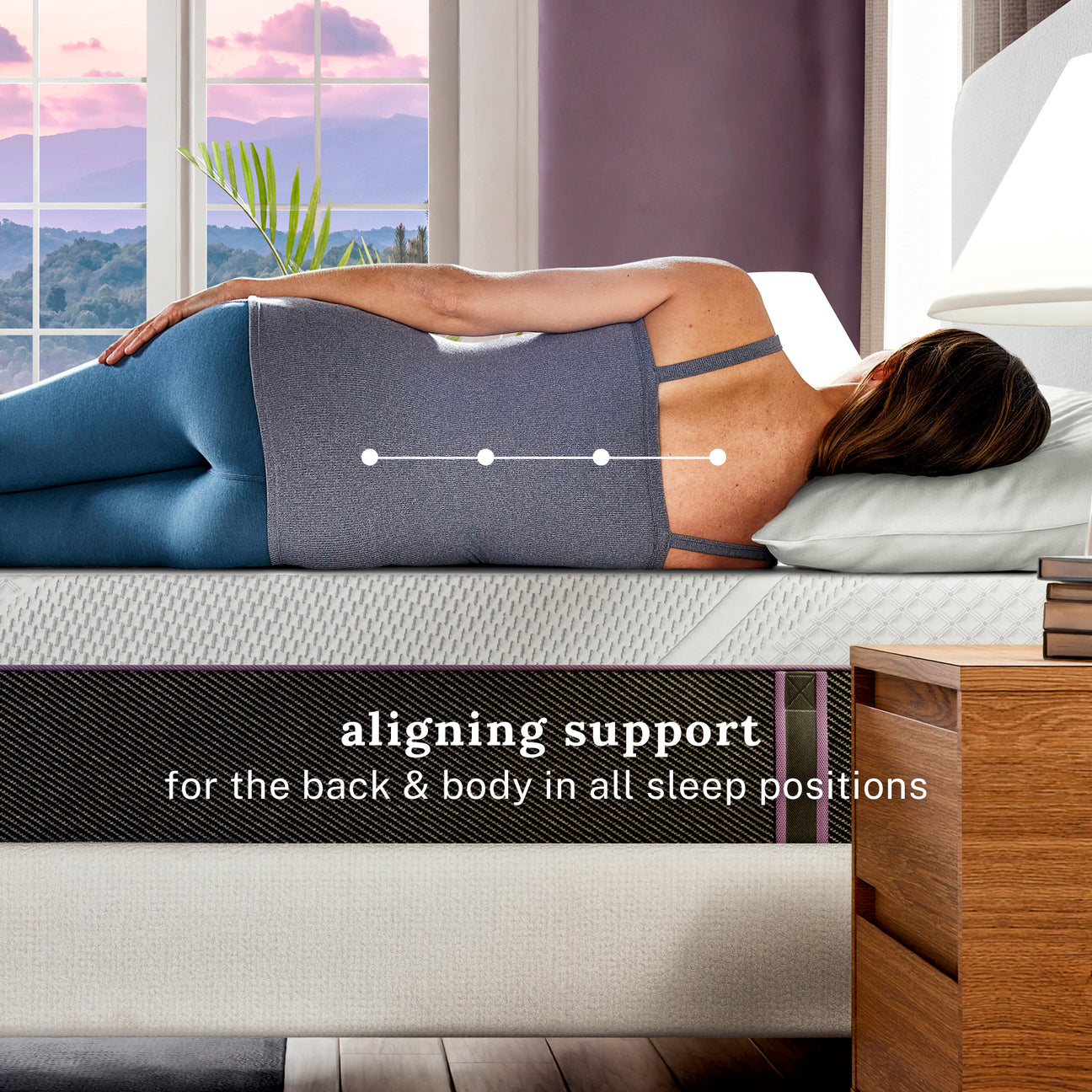 Shiloh 14" Medium Green Tea Memory Foam Mattress