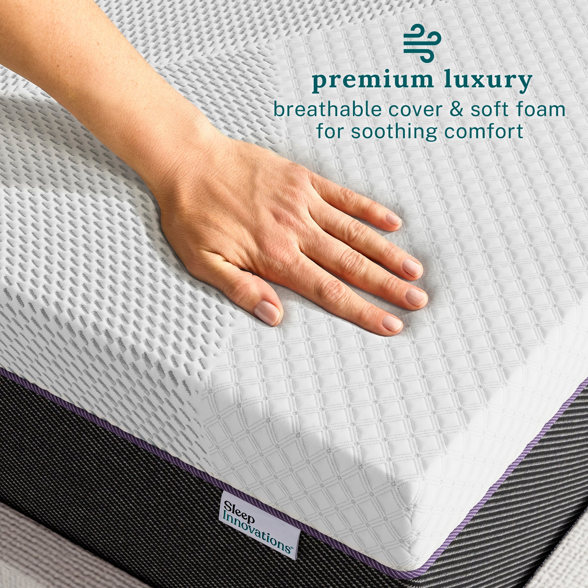 Shiloh 14" Medium Green Tea Memory Foam Mattress