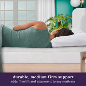 3 Inch Support Foam Green Tea Mattress Topper