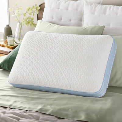 Enhanced Support Responsive Foam & Memory Foam Pillow with Green Tea Cover