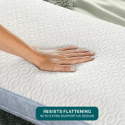 Enhanced Support Responsive Foam & Memory Foam Pillow with Green Tea Cover