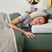 Luxe Comfort Mini Cushion & Gel Memory Foam Pillow with Green Tea Cover