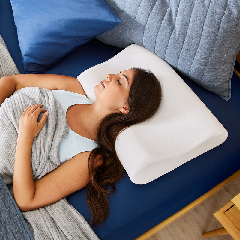 Sleep Innovations Contour Memory Foam Pillow, Queen Size